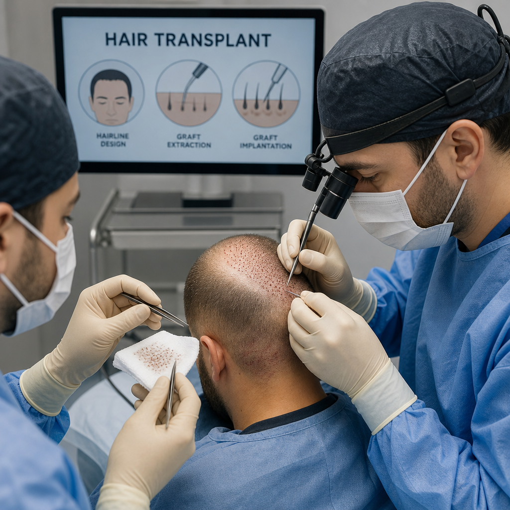 Die Funktionen und Techniken der FUE Haartransplantation